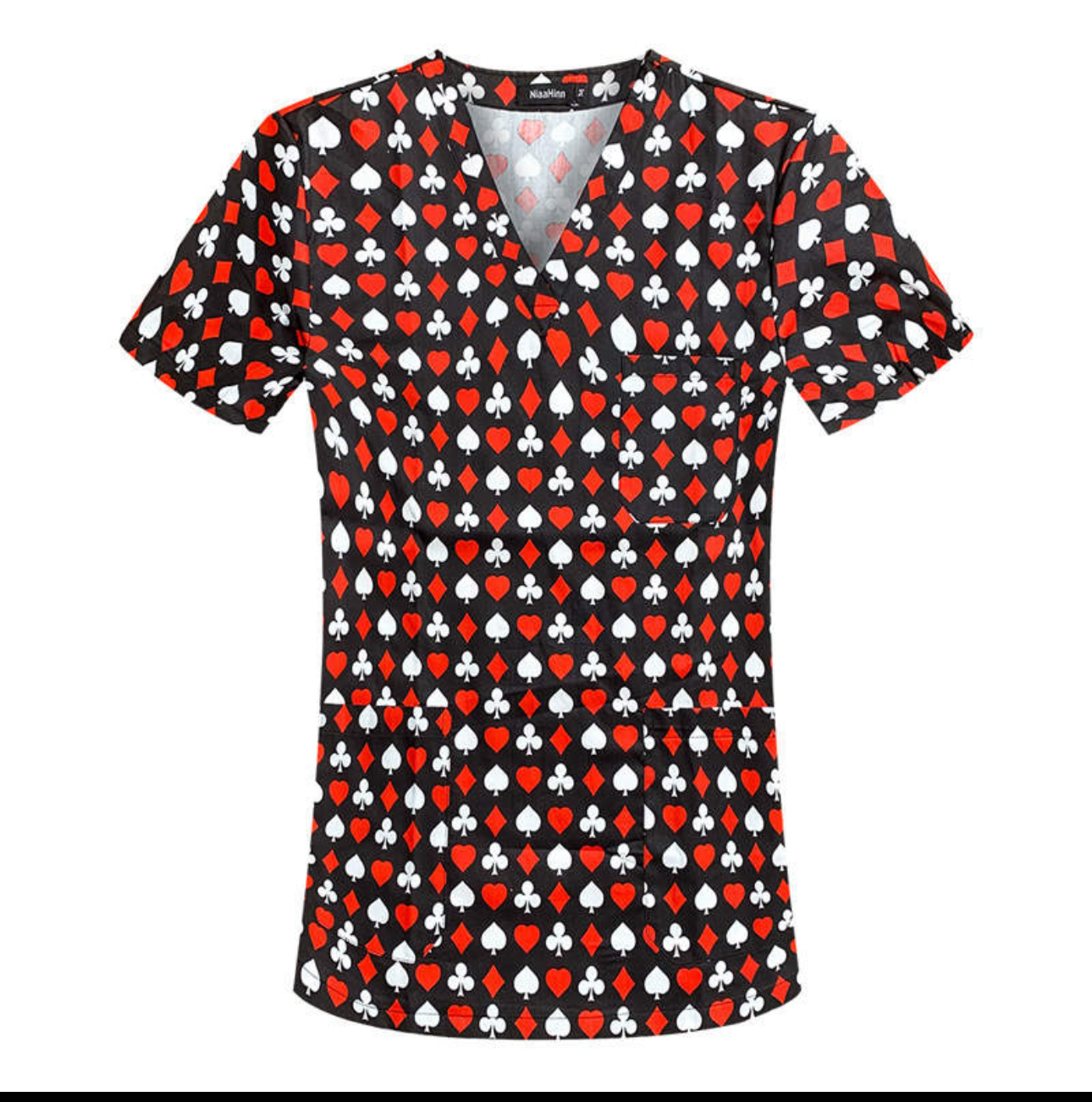 Valentine Heart Scrub Top