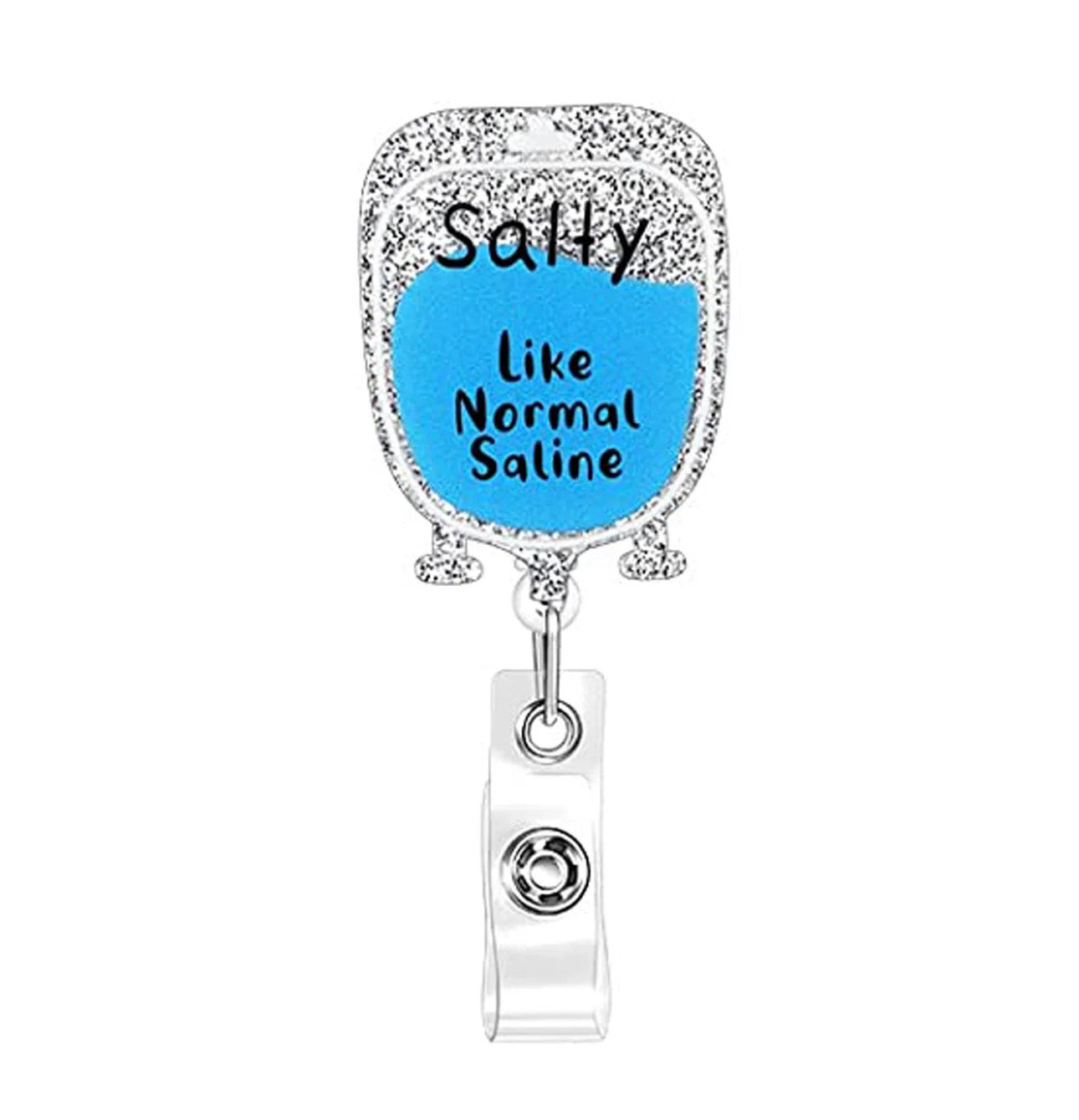 Retractable Bling Badge Holder