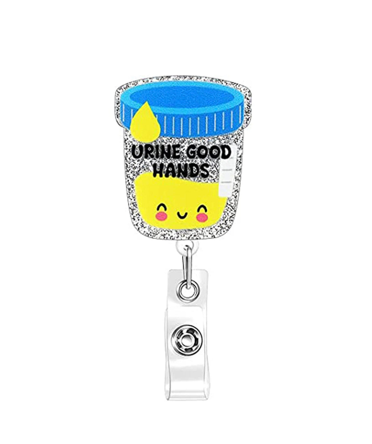 Retractable Bling Badge Holder