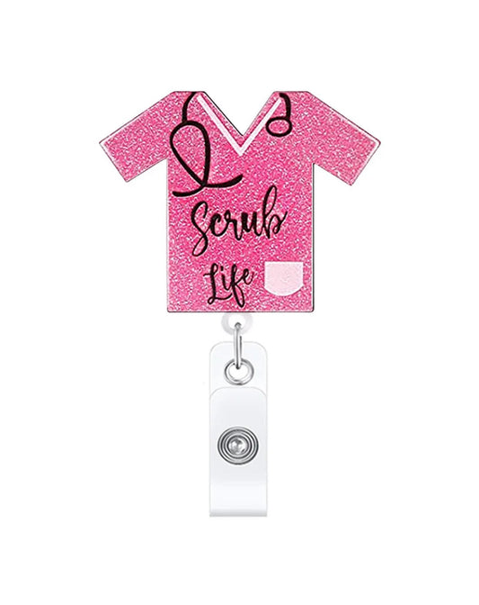 Retractable Bling Badge Holder